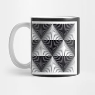 Black and White and Grey Diamonds Mug